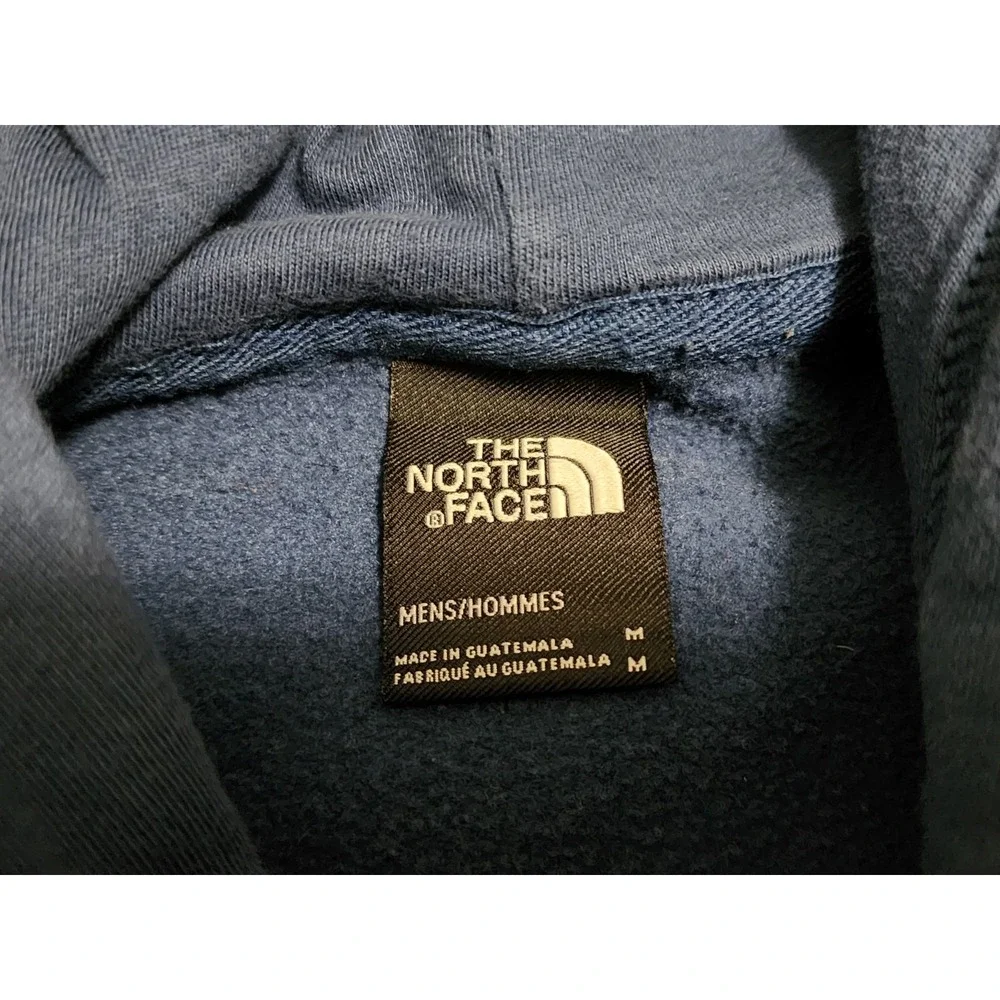 The North Face Never Stop Exploring Bear Sweatshirt Hoodie Men's M Graphic Blue